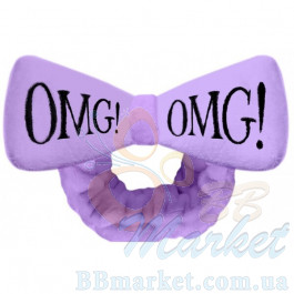 Косметична пов'язка для волосся Double Dare OMG! Purple Hair Band (фіолетова)