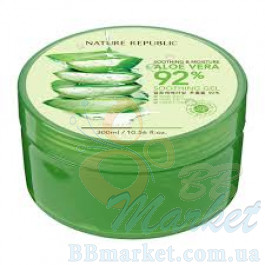 Гель для тела и волос Nature Republic Aloe Vera 92% Soothing Gel 300ml