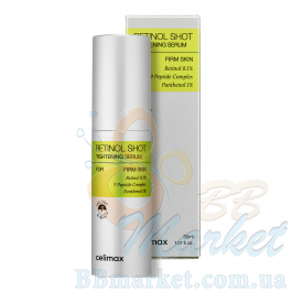 Ліфтинг-сироватка для обличчя зі спікулами CELIMAX The Vita A Retinol Shot Tightening Serum 30ml