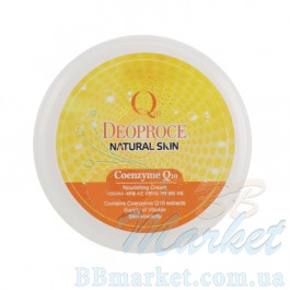 Живильний крем для обличчя з коензимом Q10 DEOPROCE Natural Skin Coenzyme Q10 Nourishing Cream 100g