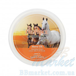 Живильний крем для обличчя на основі кінського жиру DEOPROCE Natural Skin Horse Oil Nourishing Cream 100g