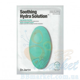 Заспокійлива маска для обличчя з алое вера Dr.Jart+ Soothing Hydra Solution 30g - 1шт. (Термін придатності: до 11.06.2025)