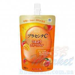 Японська питна плацента з вітаміном С зі смаком манго EARTH Placenta C Sweet Jelly 120g - 1 шт (Термін придатності: до 31.10.2024)
