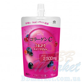 Японський питний колаген зі смаком лісових ягід EARTH Collagen C Sweet Jelly 120g - 6 шт (Термін придатності: до 31.10.2024)