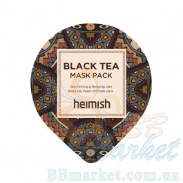 Заспокійлива маска для обличчя з чорним чаєм HEIMISH Black Tea Mask Pack 5ml