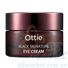 Омолаживающий крем для глаз с муцином черной улитки Ottie Black Signature Eye Cream 30ml