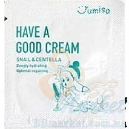 Восстанавливающий крем для лица JUMISO Have A Good Cream Snail & Centella 1ml