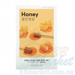 Тканинна маска для обличчя з екстрактом меду MISSHA Airy Fit Sheet Mask Honey 19g