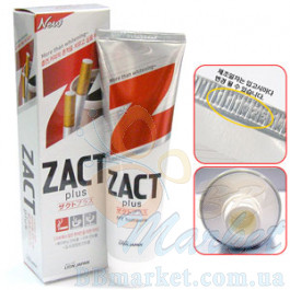 Отбеливающая зубная паста LION ZACT Plus для курящих