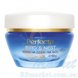 Інтенсивно зволожуючий крем для обличчя для віку 30+ PERFECTA Bird's Nest Cream Day and Night 30+ 50ml