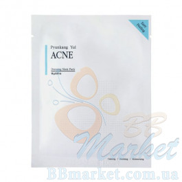 Тканинна маска для проблемної шкіри обличчя PYUNKANG YUL Acne Dressing Mask Pack 16g