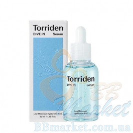 Зволожувальна сироватка із гіалуроновою кислотою TORRIDEN Dive-In Low Molecule Hyaluronic Acid Serum 50ml