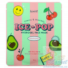 Гідрогелева маска для обличчя з вишнею і авокадо KOELF Cherry & Avocado Ice-Pop Hydrogel Face Mask 30g - 1 шт 