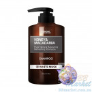 Безсульфатный шампунь для волос "Белый мускус" KUNDAL Honey&Macadamia Shampoo White Musk 500ml