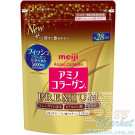 Японский Премиум Питьевой коллаген+гиалуроновая кислота+Q10 MEIJI Amino Collagen Premium (refill) 196g (на 28 дней)