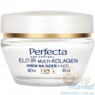 Лифтинг-крем для лица против морщин для возраста 40+ PERFECTA Elixir Multi-Collagen Cream Lifting 40+ 50ml