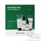 Набір мініатюр кислотних засобів для проблемної шкіри SOME BY MI AHA-BHA-PHA 30 Days Miracle AC SOS Kit​
