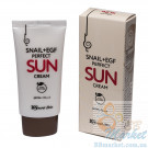 Солнцезащитный крем для лица с муцином улитки Secret Skin Snail+EGF Perfect Sun Cream SPF50+ PA+++ 50g
