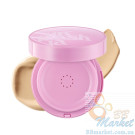 Кушон для обличчя з сяючим ефектом UNLEASHIA Don't Touch Glass Pink Cushion SPF50+ PA++++ (Тон: #23W With Care) 15g